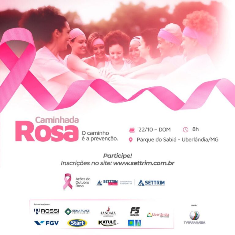 Caminhada Rosa do Settrim e Comissão de Mulheres do TRC