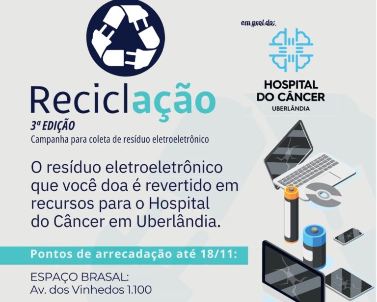 Brasal Incorporações é ponto de coleta de lixo eletrônico em prol do Hospital do Câncer