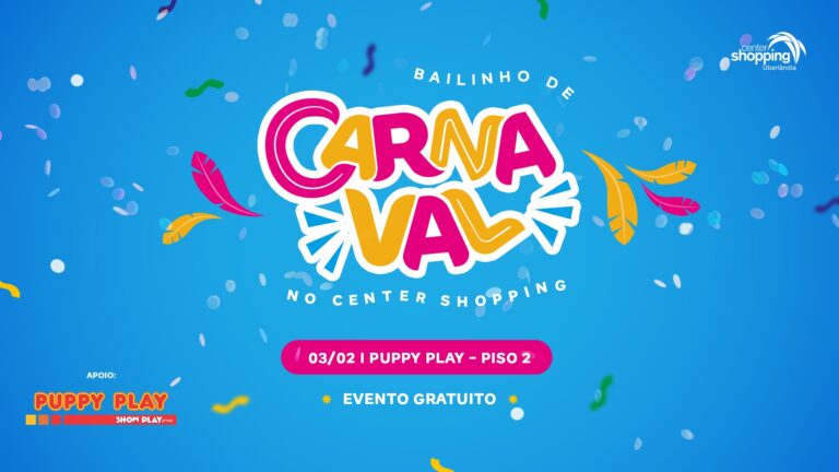 Center Shopping abre alas para o Carnaval com bailinho para crianças no sábado (03)