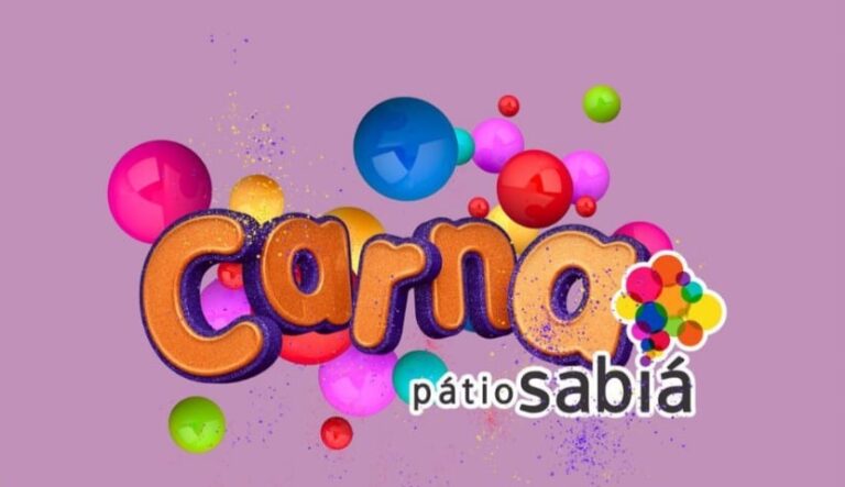 Programação de Carnaval do Pátio Sabiá