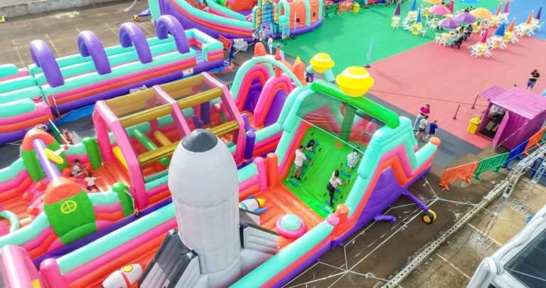 Parque Gloob Space Jump no Center Shopping Uberlândia tem programação especial de Carnaval