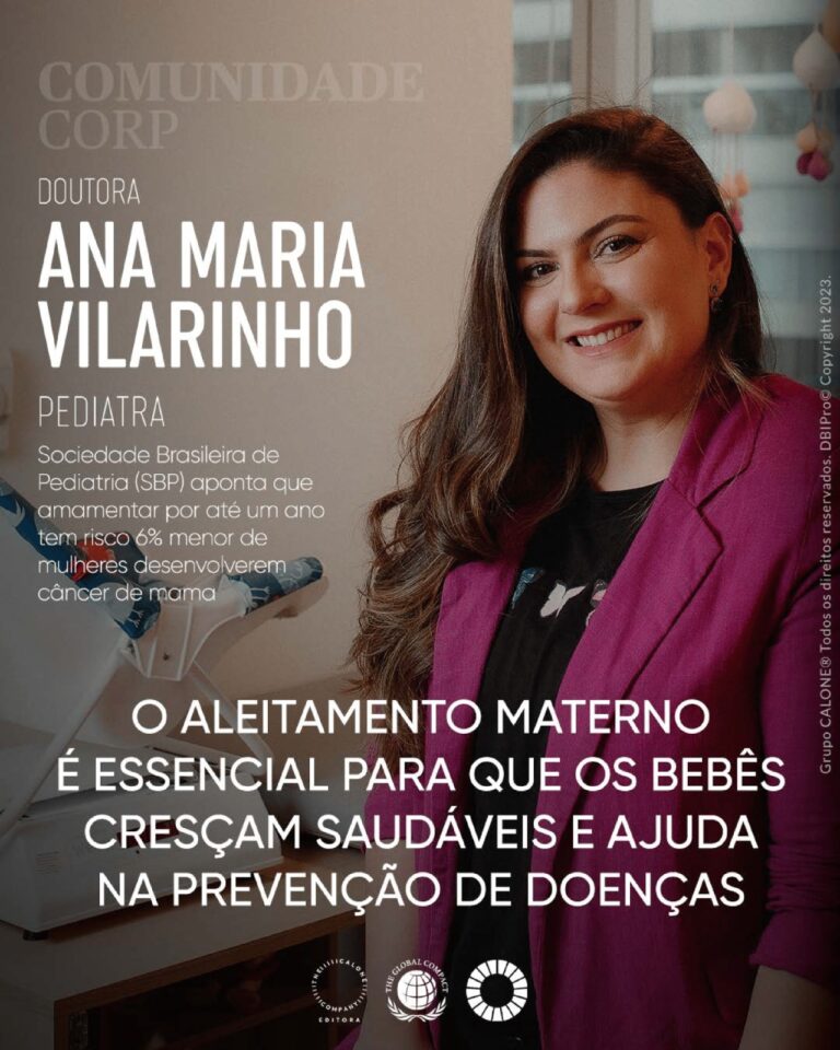 Comunidade Corp traz especialistas da saúde; pediatra fala sobre amamentação