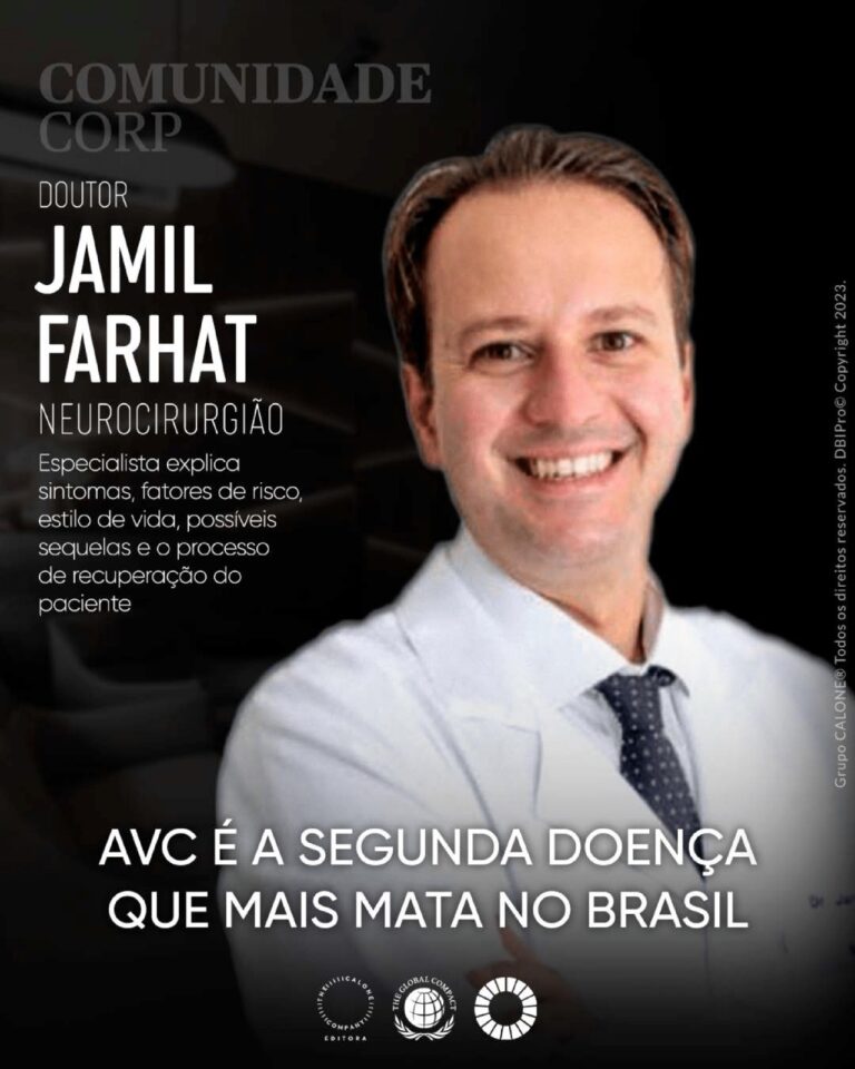 Revista Comunidade Corp traz especialistas da saúde; neurocirurgião é o entrevistado para explanar sobre o AVC