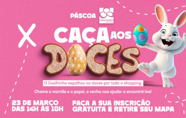 Sábado tem “Caça aos Doces” no Uberlândia Shopping