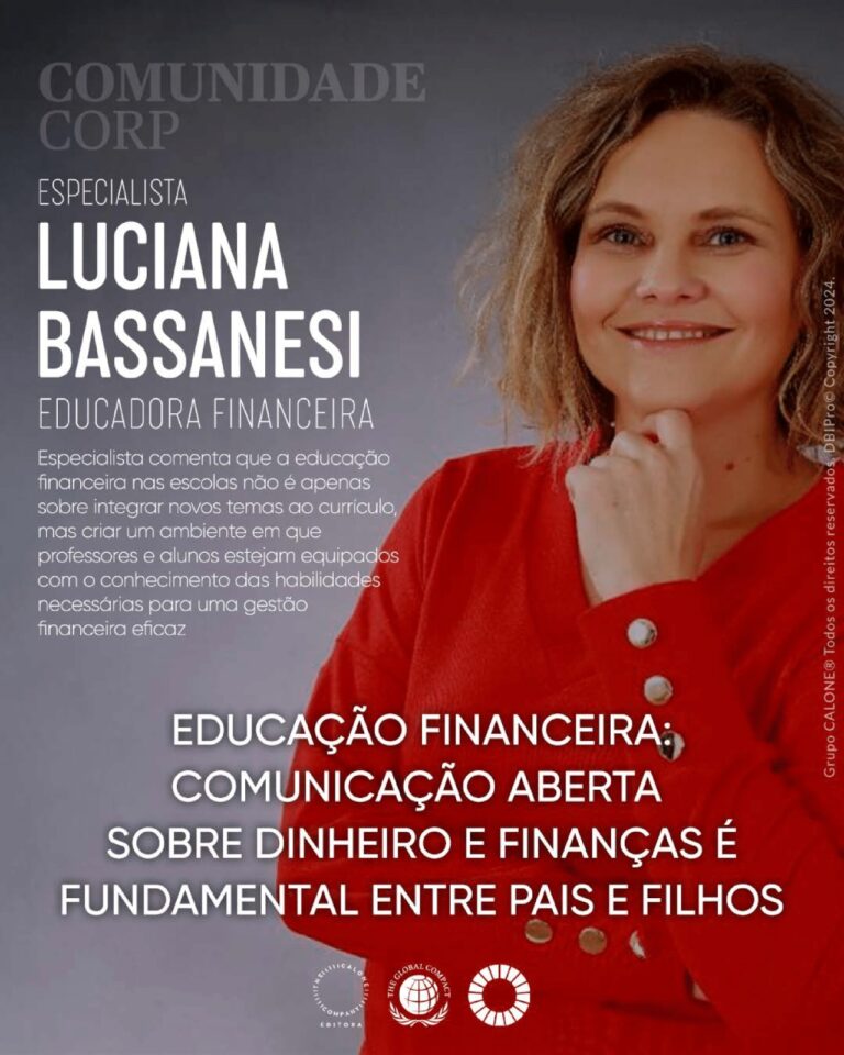 Revista Comunidade Corp conversa com Luciana Bassanesi, educadora financeira infantojuvenil