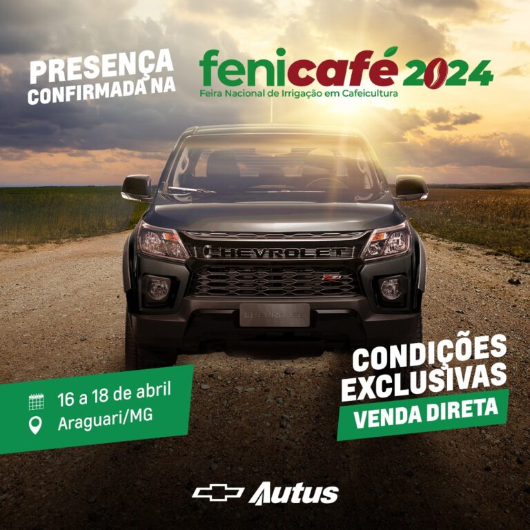 Autus Chevrolet leva a Silverado para a Fenicafé 2024, consolidando presença no agronegócio brasileiro