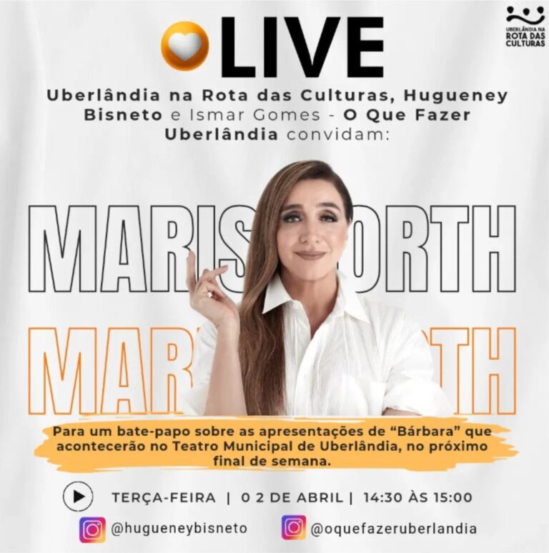Marisa Orth participa de live com Hugueney Bisneto e Ismar Gomes