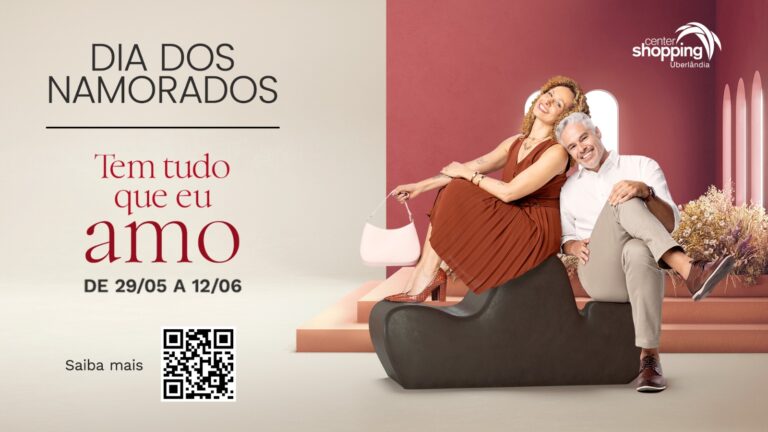 Center Shopping celebra o Dia dos Namorados com espaço instagramável para fotos e diversas opções para presentear