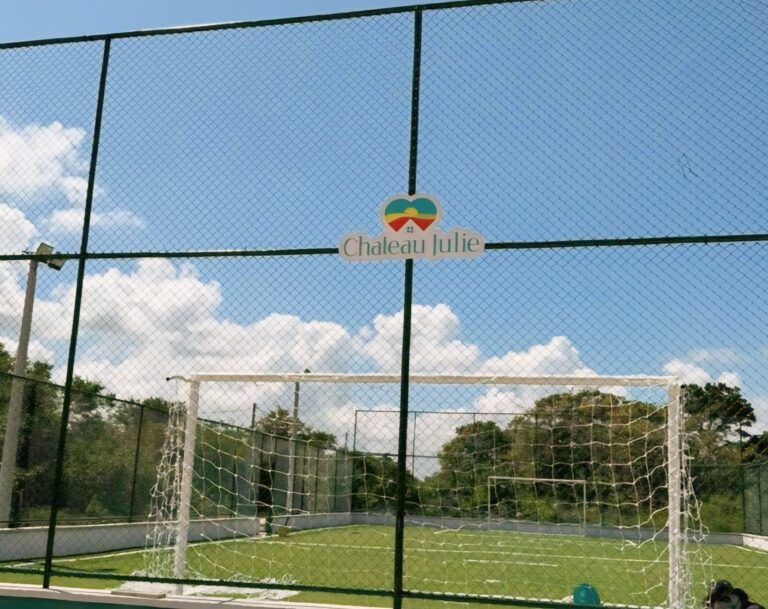 Grupo norte-americano e Prefeitura de Camocim inauguram oficialmente areninha poliesportiva na região de Tatajuba