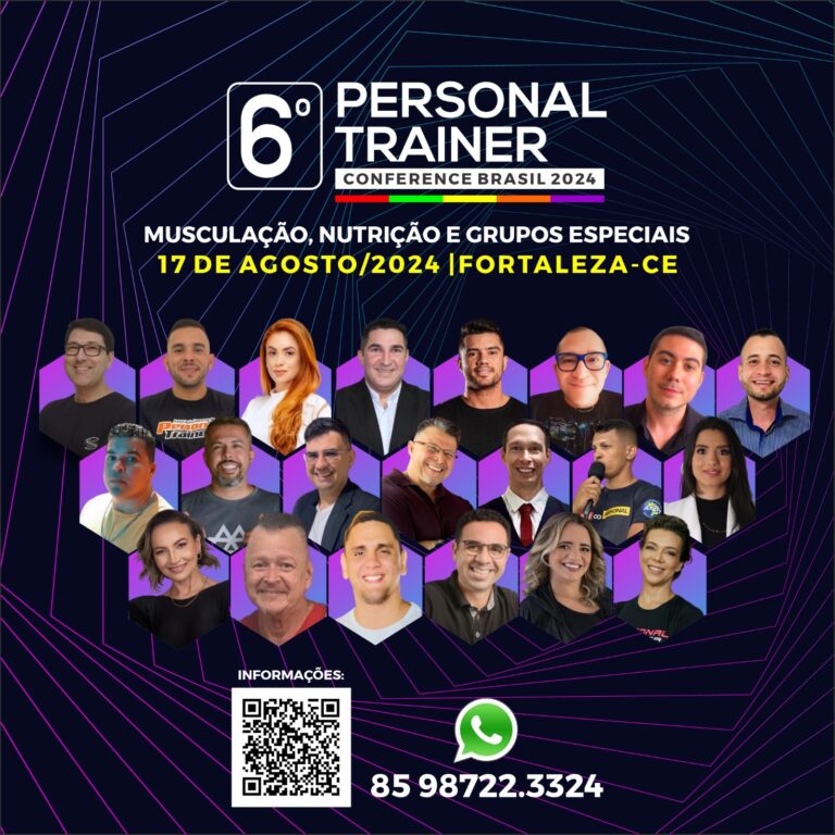 200 profissionais de Educação Física participam do 6º Personal Trainers Conference Brasil, neste sábado (17)