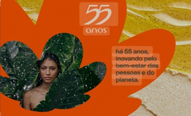 Natura celebra 55 Anos de Sucesso