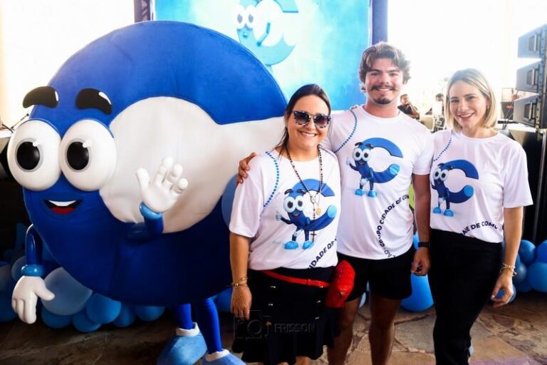 Grupo Cidade apresenta seu mascote, Cidinho, em grande evento no Beach Park