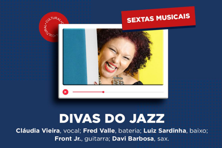 Cláudia Vieira leva as divas do jazz ao projeto Sextas Musicais