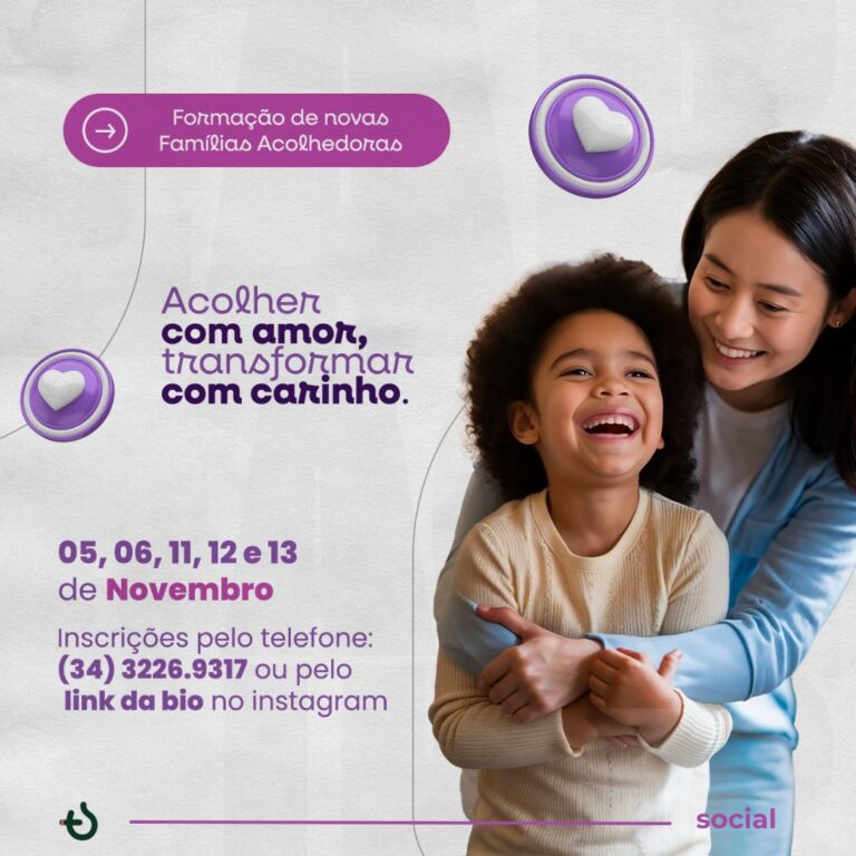 Missão Sal da Terra lança apelo por mais Famílias Acolhedoras para crianças e adolescentes em situação de vulnerabilidade