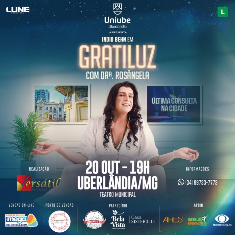 Peça teatral “Gratiluz” volta a se apresentar em Uberlândia