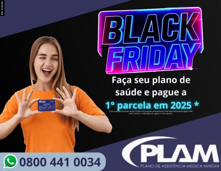 Black Friday PLAM: plano de saúde oferece condições imperdíveis em novembro!