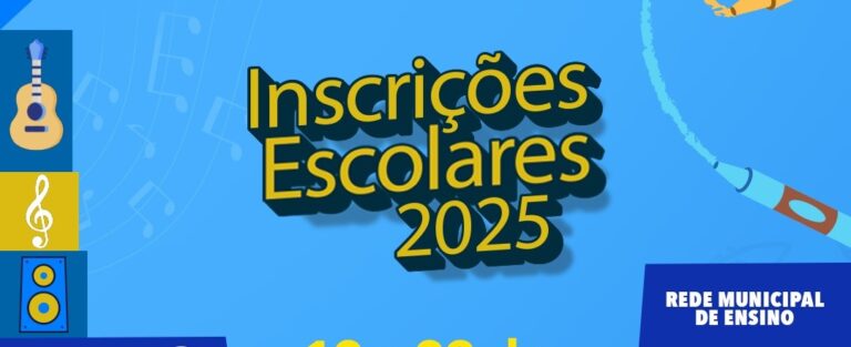 Prefeitura abre inscrições escolares na próxima terça-feira (12)