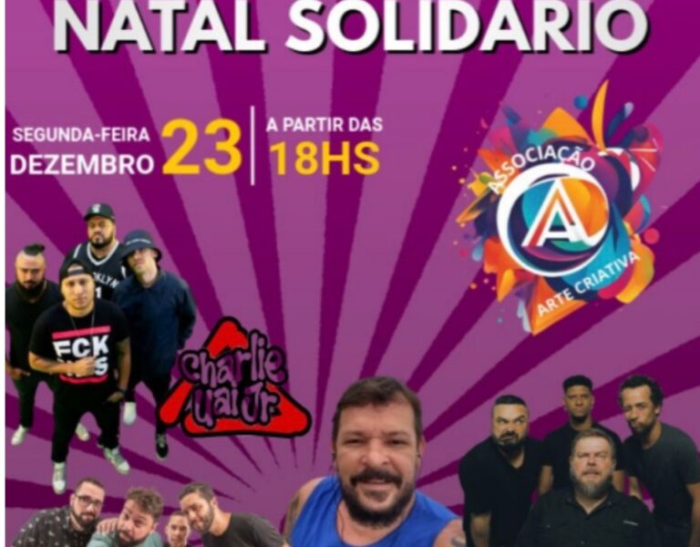 Natal Criativo soma rock’n roll e solidariedade durante evento em Belo Horizonte
