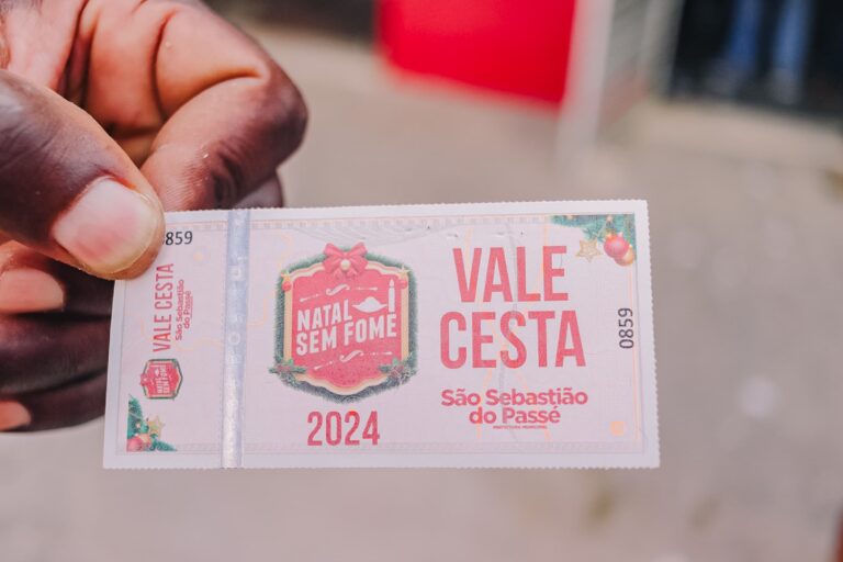 Prefeitura de São Sebastião do Passé distribui cerca de cem toneladas de alimentos no Natal Sem Fome