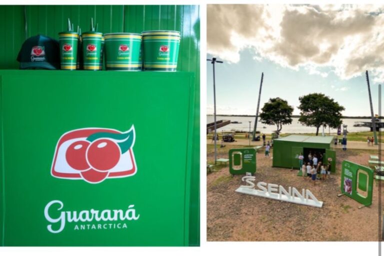 Senna: Além da Linha de Chegada” Guaraná Antarctica homenageia Senna em experiência na Orla do Guaiba