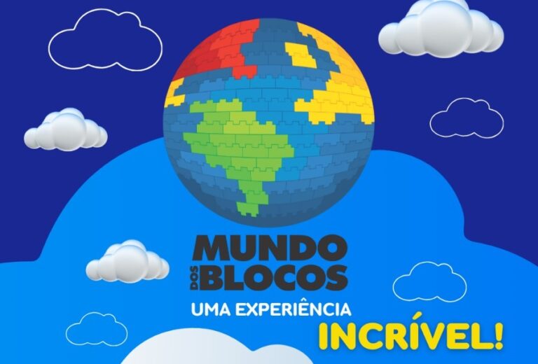 ‘Mundo dos Blocos’ é atração de férias no Center Shopping Uberlândia