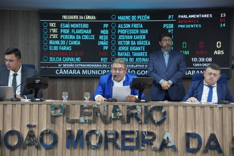 Câmara Municipal de São Gonçalo do Amarante aprova avanços importantes na 1ª Sessão Extraordinária