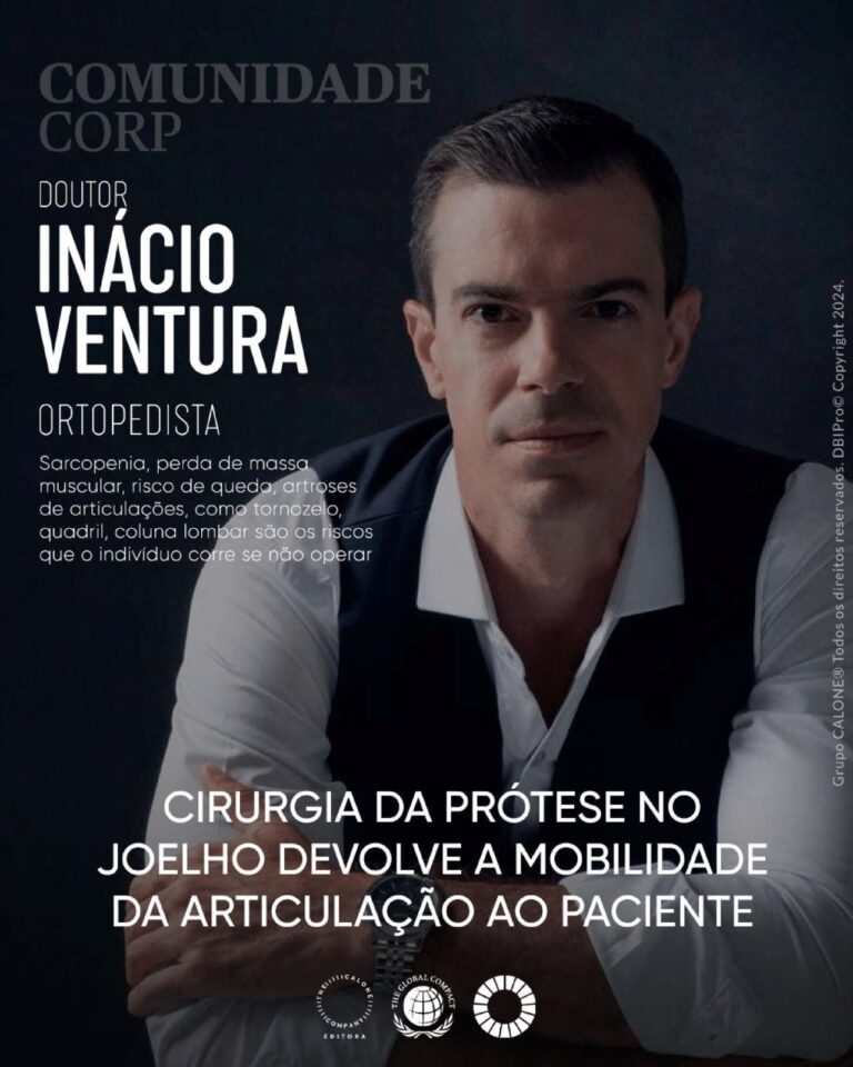 Cirurgia de prótese do joelho é o assunto da entrevista com o ortopedista Inácio Ventura