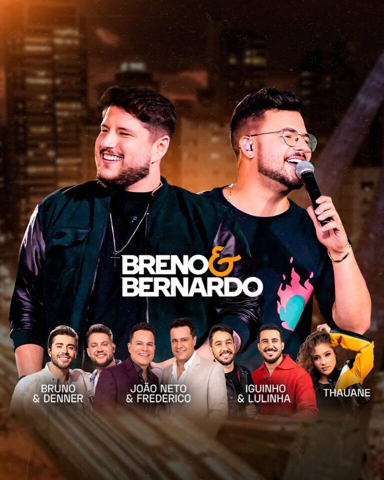 Breno & Bernardo gravam DVD histórico esta semana com grandes nomes do sertanejo