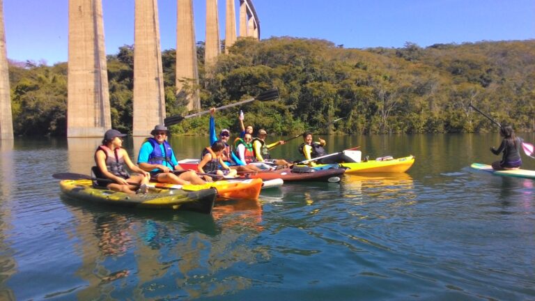 Rota 28 realiza primeira expedição de caiaque