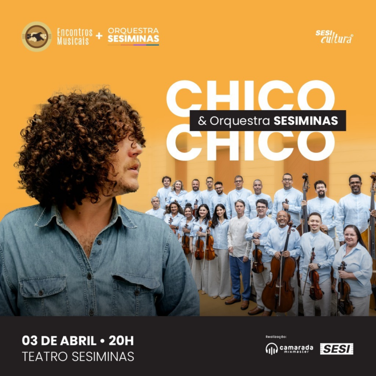 Chico Chico e Orquestra SESIMINAS abrem temporada musical do Centro Cultural SESIMINAS BH
