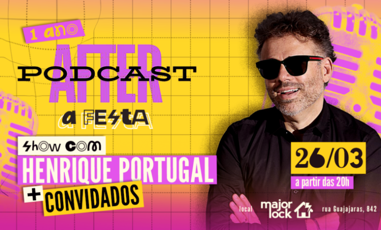 Podcast “After” comemora 1 ano com evento especial no Major Lock – 26 de março