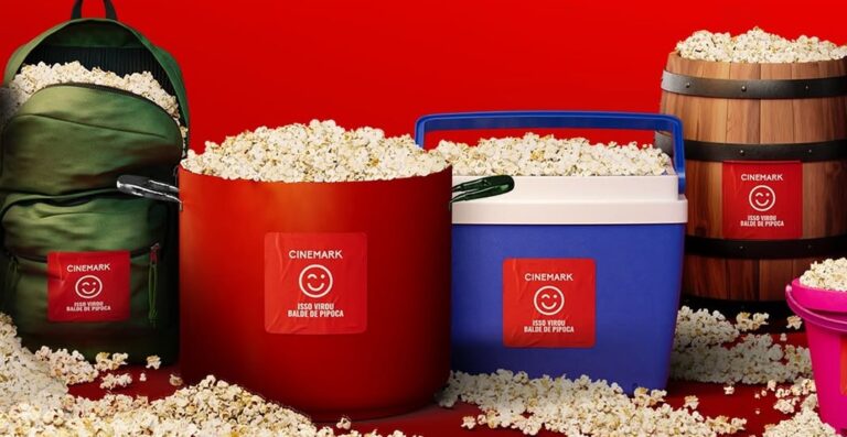 “Traga seu Balde”: Cinemark do Uberlândia Shopping abre pré-venda da ação especial inédita do Dia da Pipoca