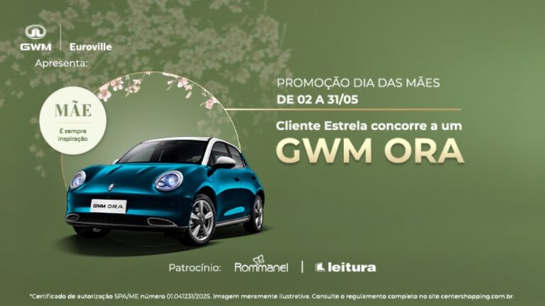 Center Shopping celebra o Dia das Mães com sorteio de carro elétrico e show inesquecível com Rogério Flausino e Wilson Sideral cantam “Cazuza”