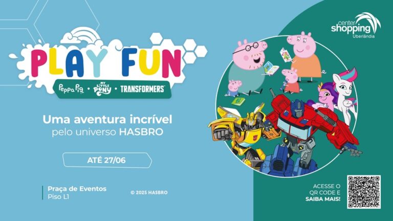 Circuito “Play Fun” leva as crianças a uma jornada ao universo mágico de algumas das marcas mais icônicas e amadas da Hasbro