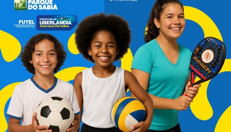 Prefeitura tem 150 vagas disponíveis para iniciação esportiva no Parque do Sabiá