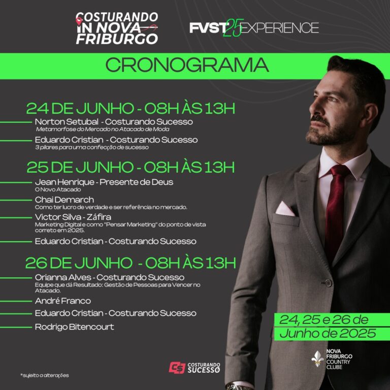 Fórum “Costurando in Nova Friburgo” movimenta a Fevest Experience 2025