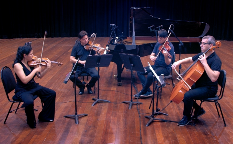 Sextas Musicais traz apresentação com Quarteto de Cordas do Teatro Nacional Cláudio Santoro