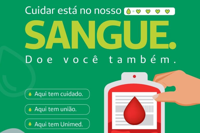 Hemominas e Unimed Uberlândia unem forças para estimular doação voluntária de sangue e cadastro de doadores de medula óssea
