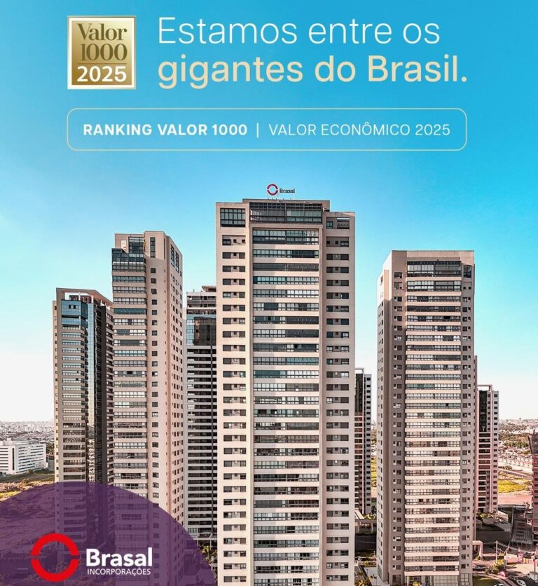 Brasal e Brasal Incorporações entre as 1000 maiores empresas do Brasil