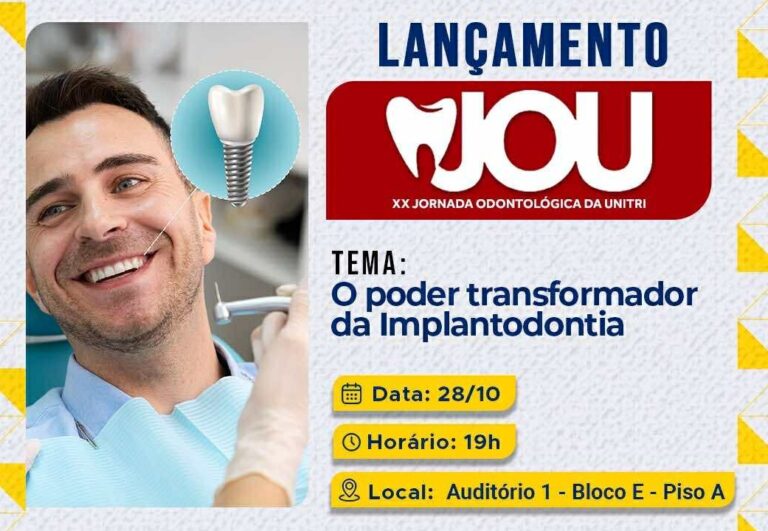UNITRI lança a XX Jornada Odontológica no próximo dia 28 UNITRI lança a XX Jornada Odontológica no próximo dia 28