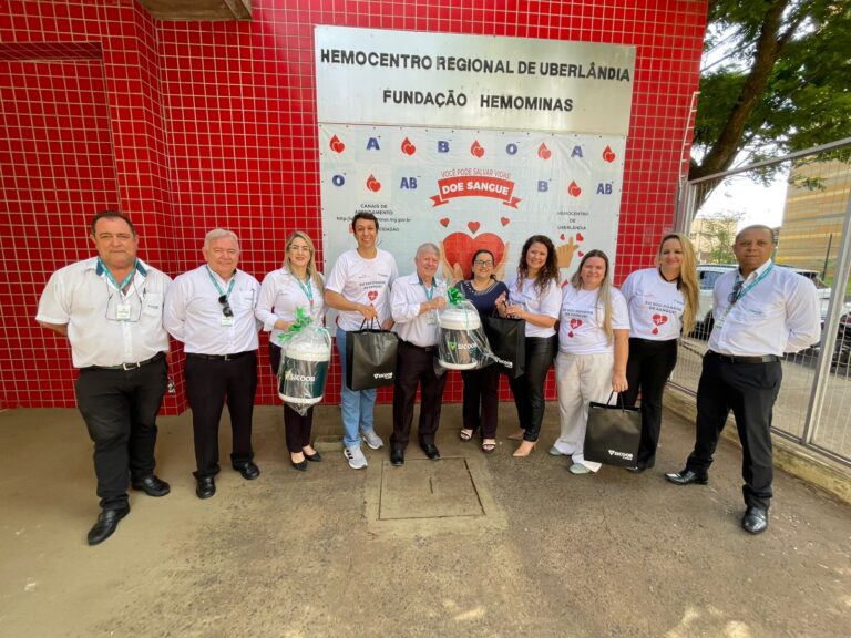 Sicoob Creditril e Grupo Bate Coração promovem ação de doação de sangue em Uberlândia-MG