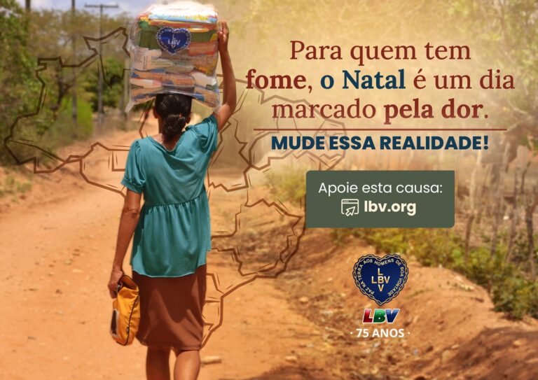 O Brasil saiu do mapa da fome, mas ainda há muito a fazer! Campanha de Natal da LBV leva alimentos a famílias em vulnerabilidade social em todo o país.