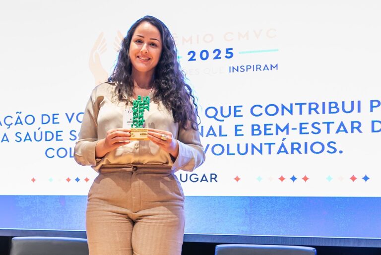 Instituto Algar conquista 1º lugar no Prêmio CMVC 2025 com iniciativa de desenvolvimento emocional para voluntários