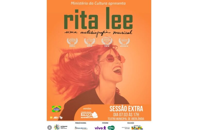 Sucesso absoluto: “Rita Lee – Uma Autobiografia Musical” anuncia sessão extra em Uberlândia