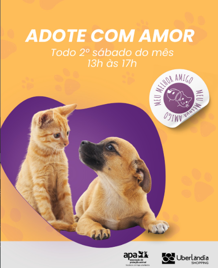 “Meu Melhor Amigo – Adote com Amor”: Uberlândia Shopping recebe feira de adoção de pets