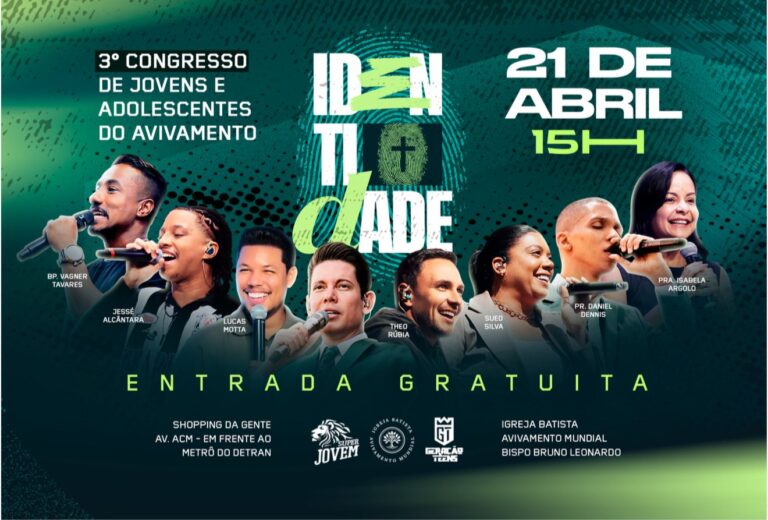 Salvador recebe grande encontro jovem no próximo dia 21 de abril