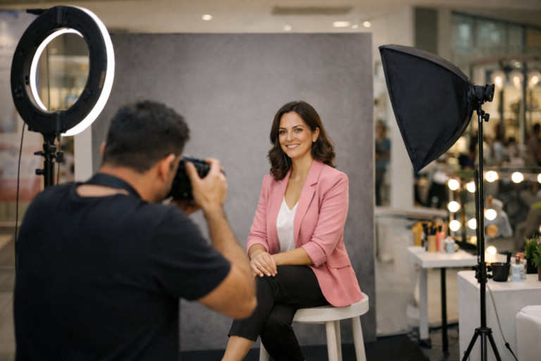Dia 8 de março, Boulevard Shopping terá estúdio fotográfico gratuito para empreendedoras que desejam renovar seu perfil profissional