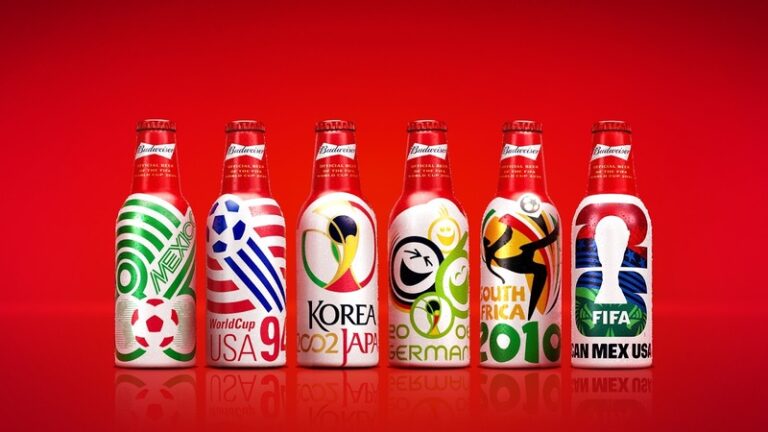 Budweiser lança edição colecionável de garrafas de alumínio em homenagem às Copas do Mundo FIFA™ e celebrações históricas