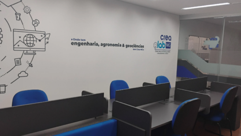 Coworking do Crea-MG em Uberlândia oferece estrutura gratuita para profissionais da região